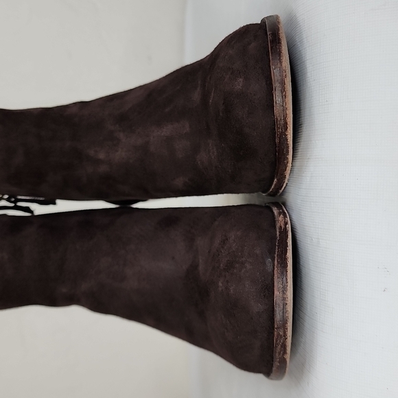 TRASK Tinsley Brown Suede Ankle Booties Size 9M - Picture 8 of 16